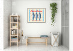 Sardines Landscape Wall Art Print