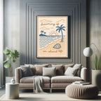 Dreaming Of An Island Life Wall Art Print