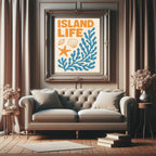 Island Life Wall Art Print