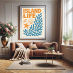 Island Life Wall Art Print