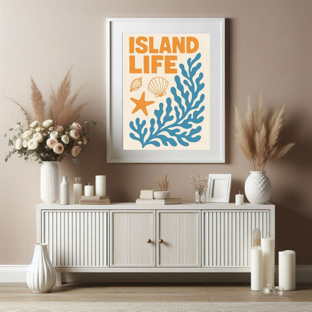 Island Life Wall Art Print