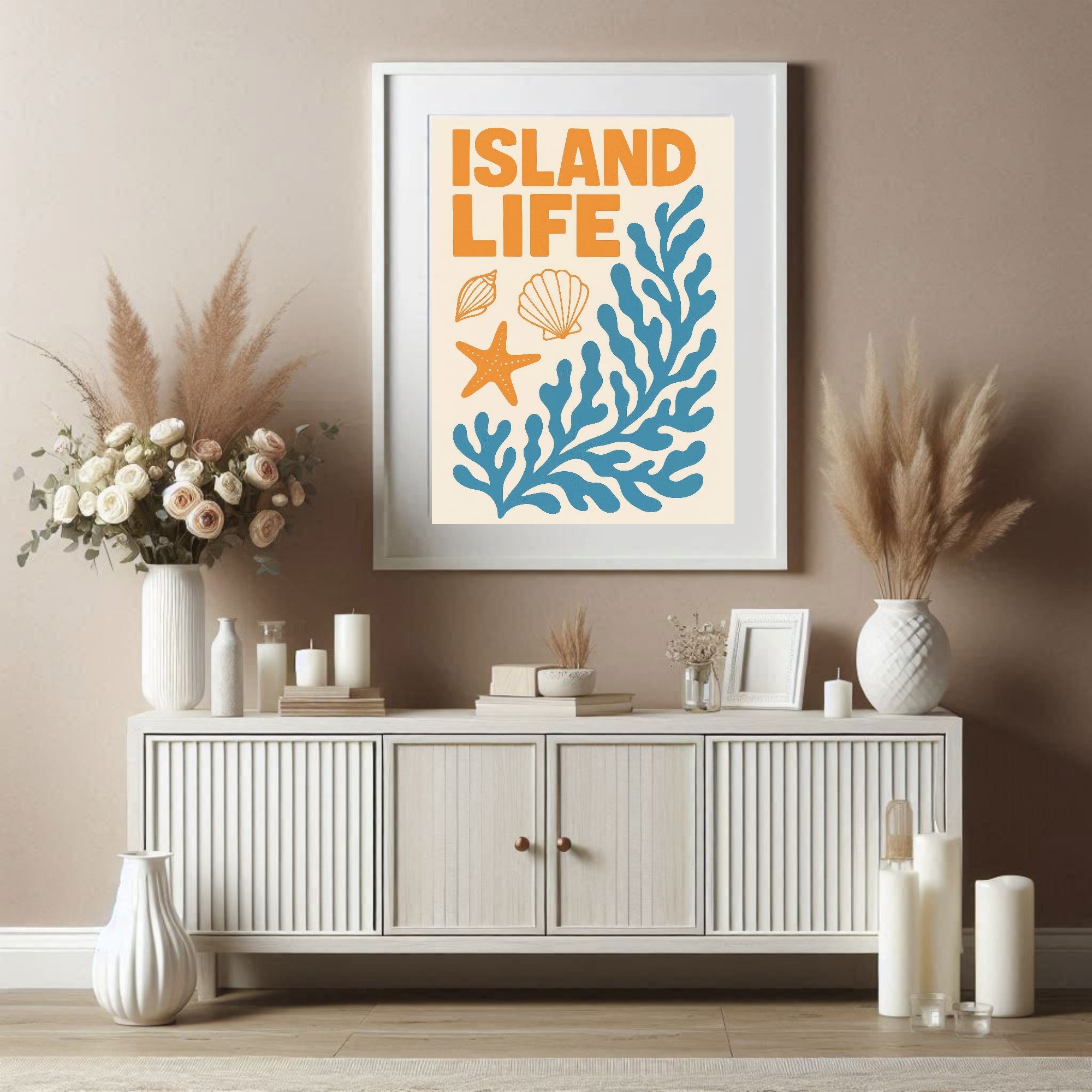 Island Life Wall Art Print