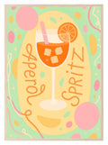 Aperol Spritz Print | Colourful Cocktail Wall Art