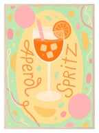 Aperol Spritz Print | Colourful Cocktail Wall Art