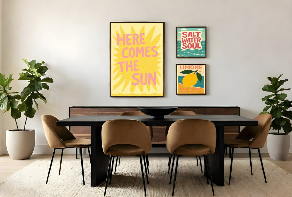Here Comes The Sun Wall Art Print