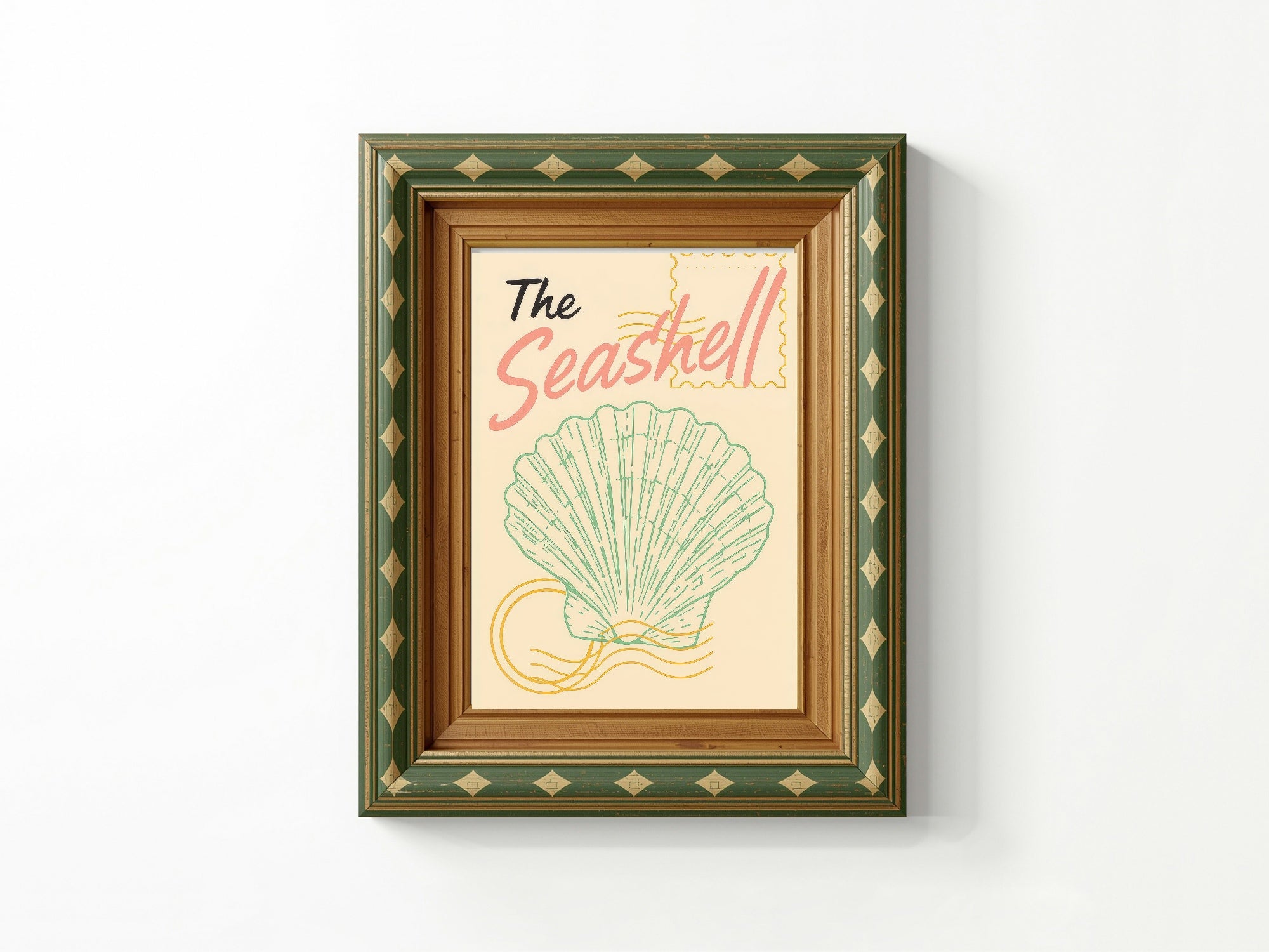 The Seashell Wall Art Print