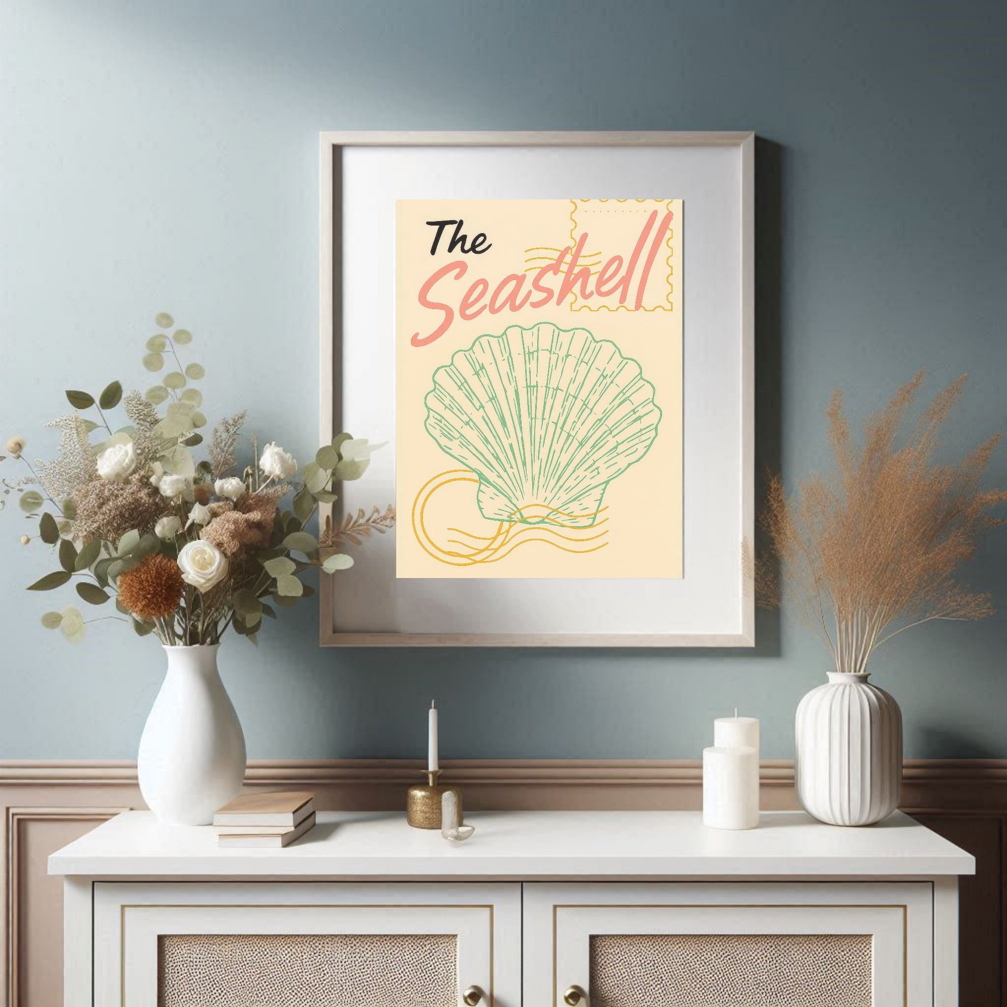 The Seashell Wall Art Print