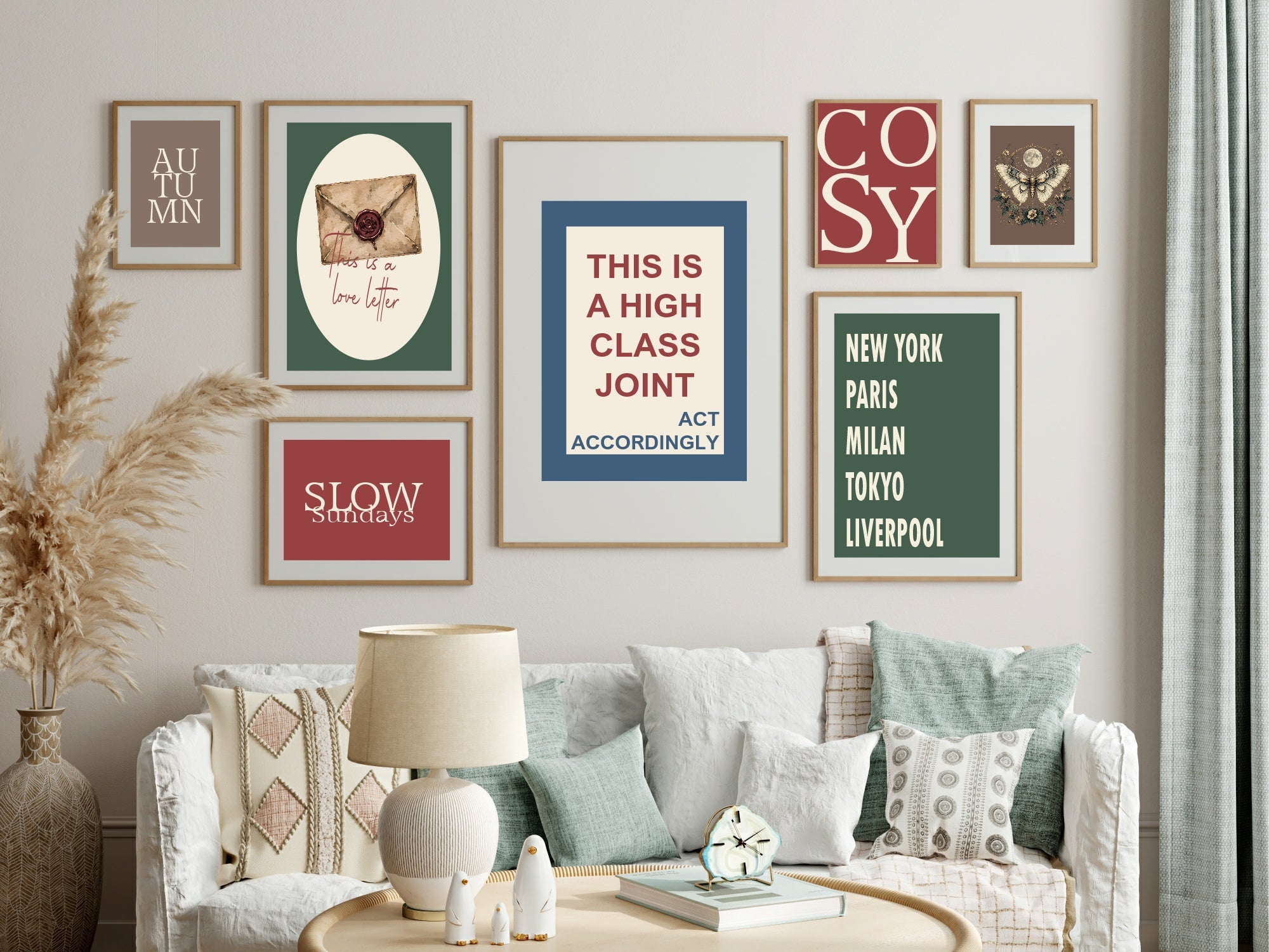 Personalised City Print | Custom Town & Village Typography Wall Art