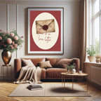 This Is a Love Letter Print | Romantic Retro Typography Wall Art