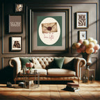 This Is a Love Letter Print | Romantic Retro Typography Wall Art