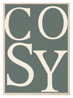 Cosy Print | Retro Autumn Typography Wall Art