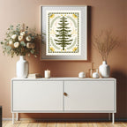 Abstract Tree Print | Retro Earthy Botanical Wall Art