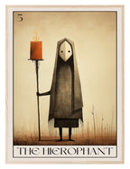 The Hierophant wall art print