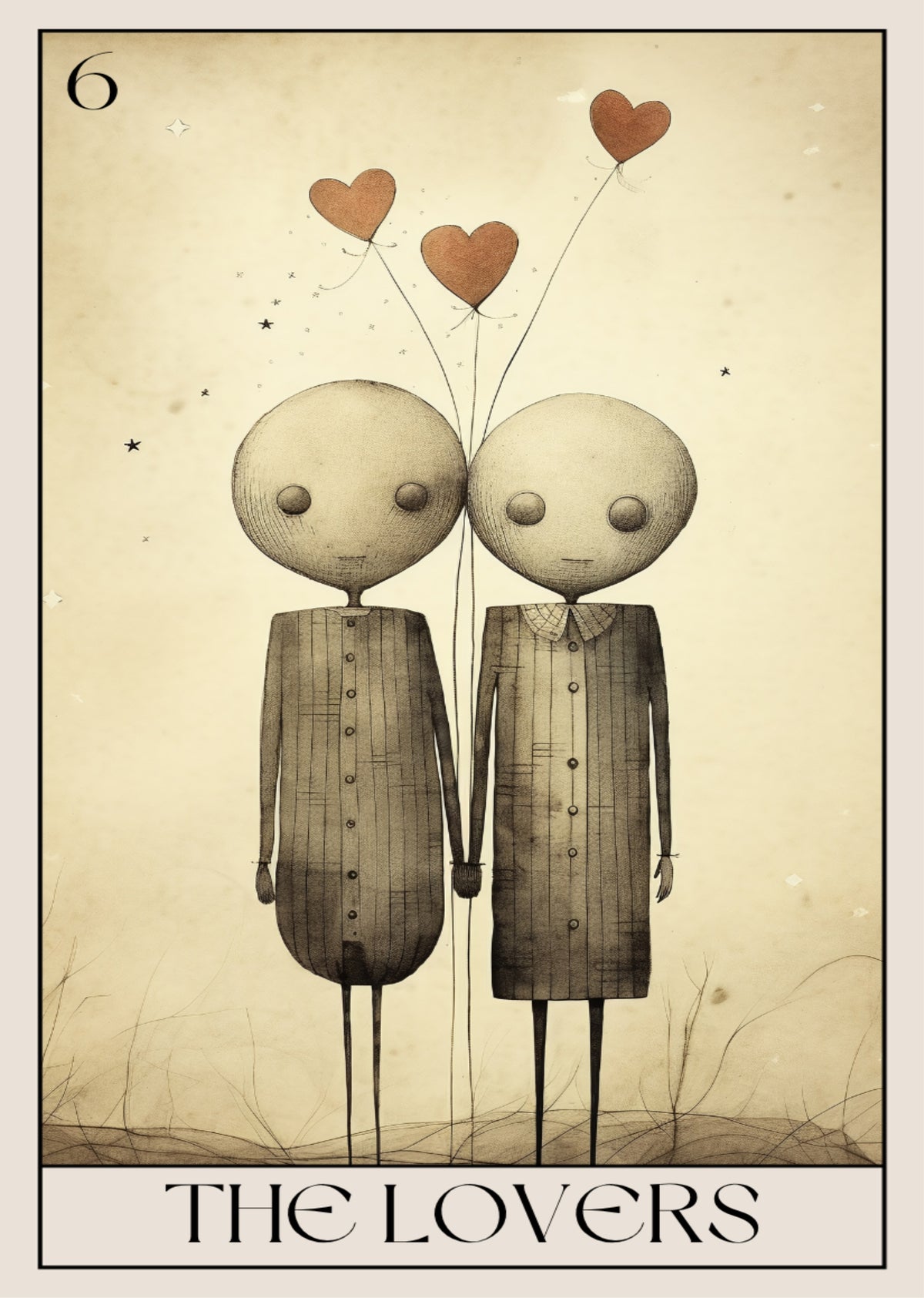 The Lovers wall art print