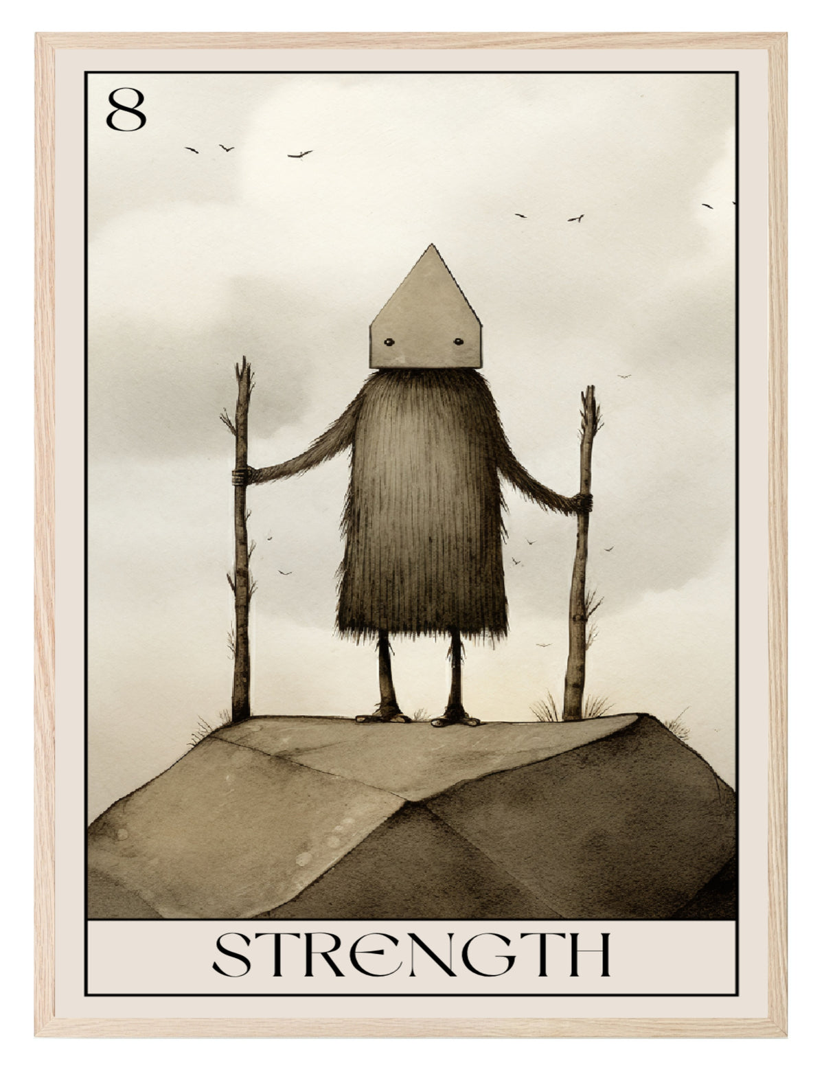 Strength wall art print
