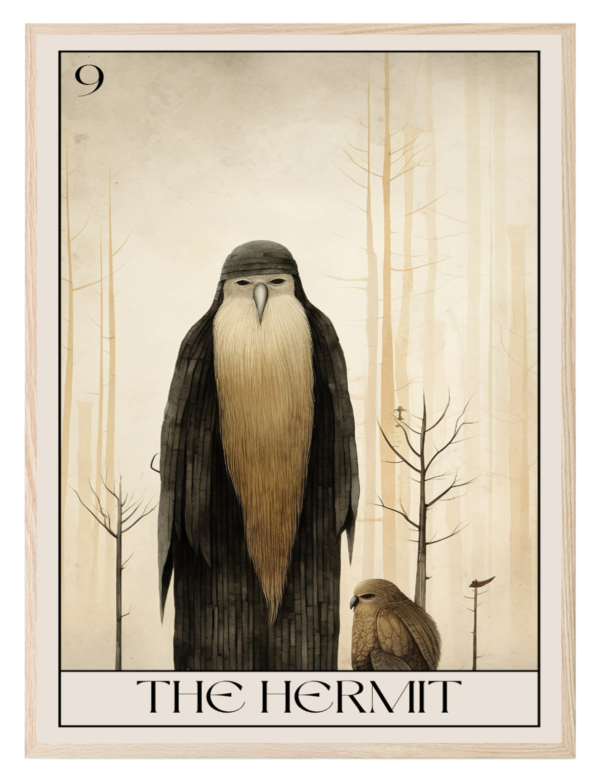 The Hermit wall art print