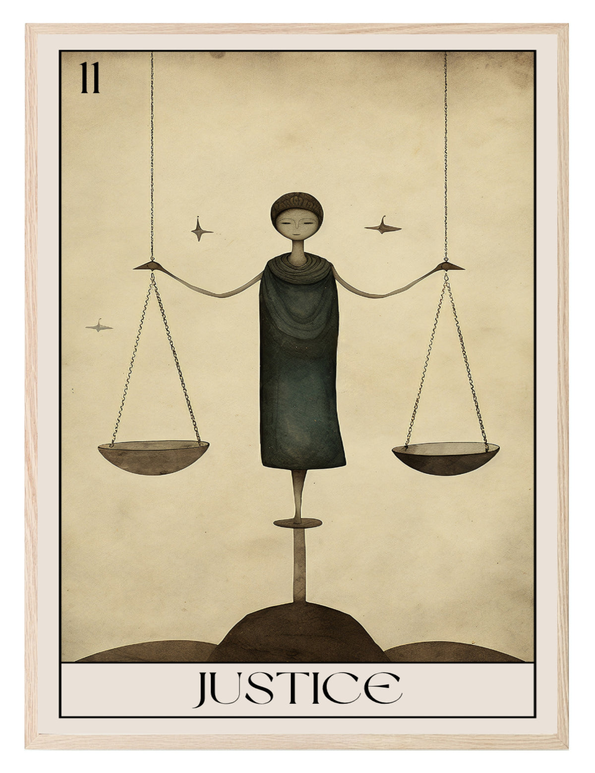 Justice wall art print