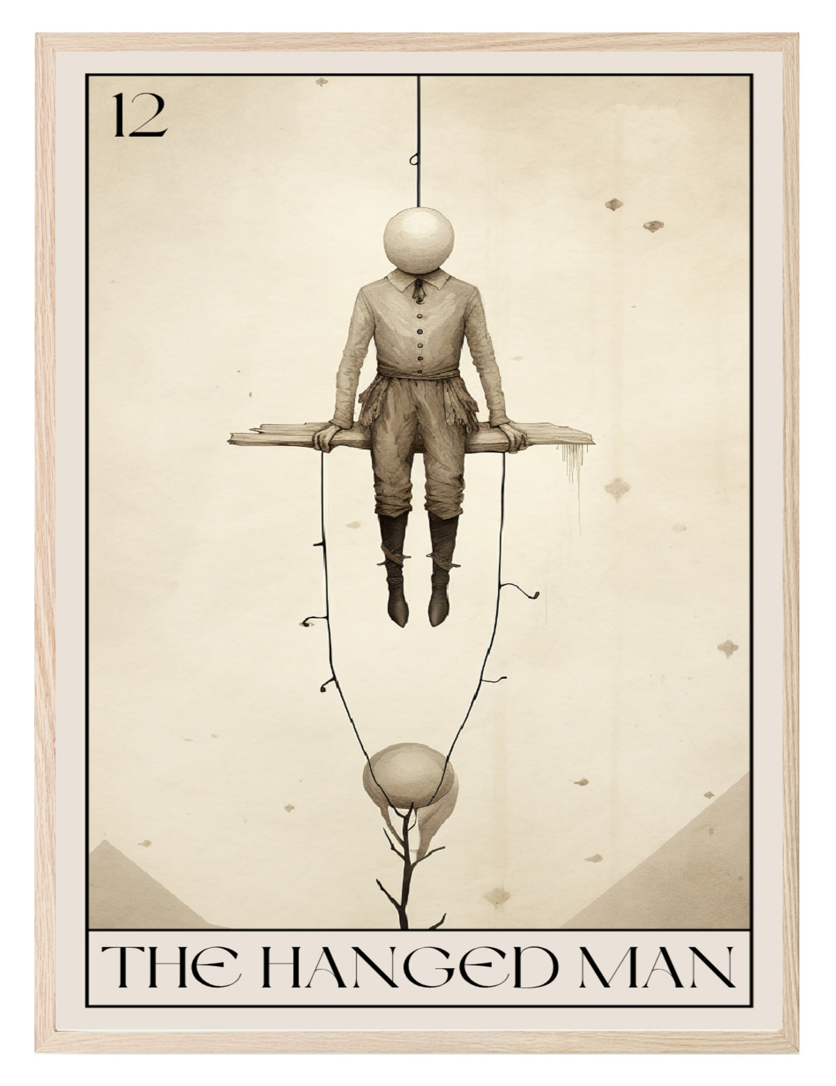 The Hanged Man wall art print