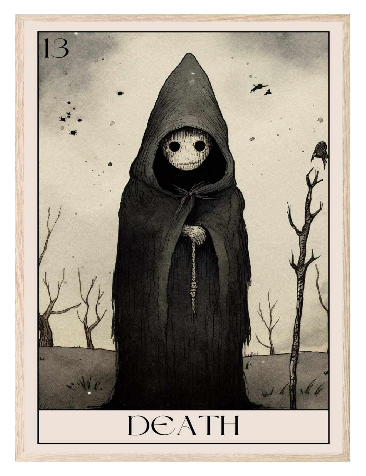 Death wall art print