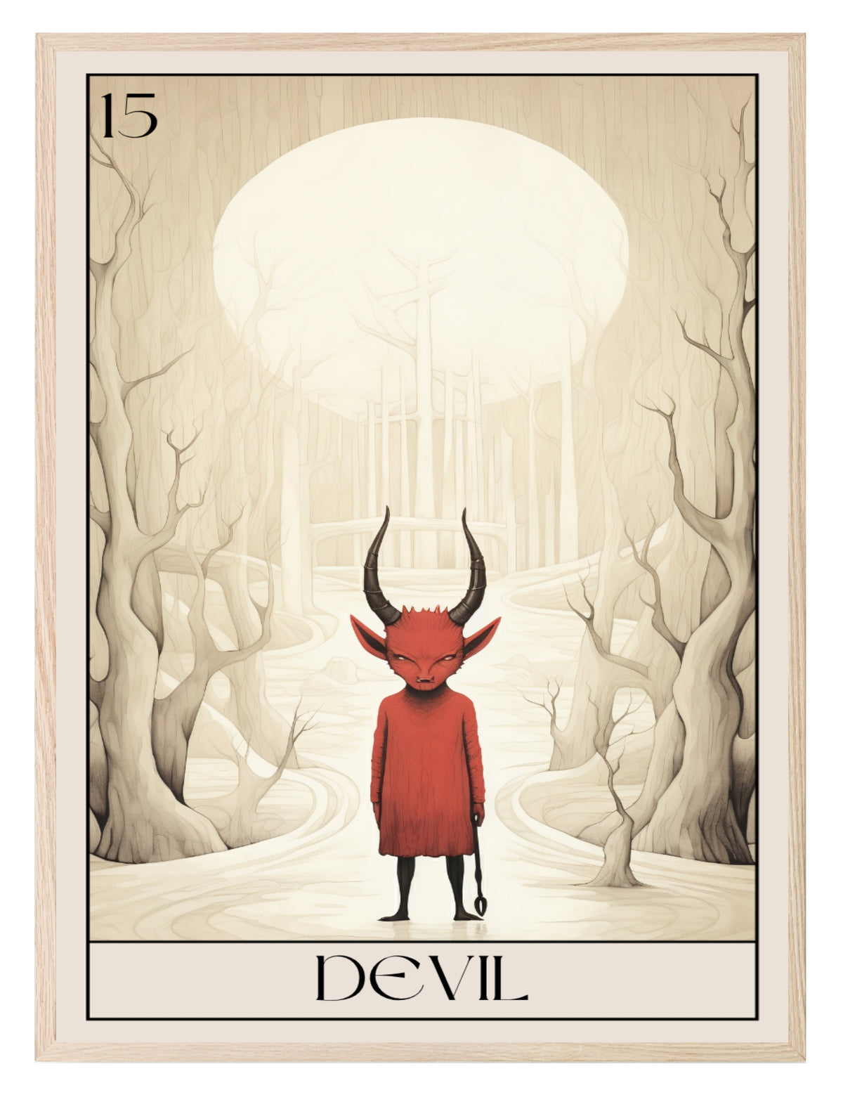 The Devil wall art print