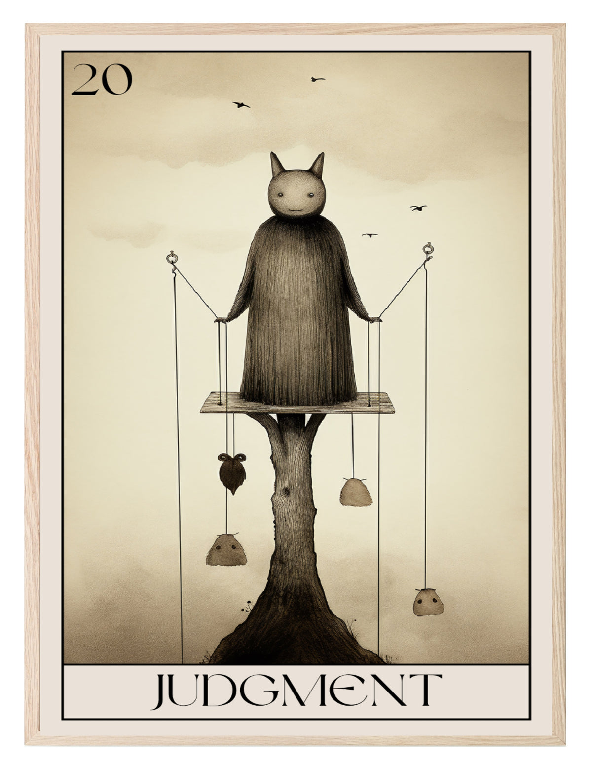 Judgement wall art print