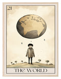 The World wall art print