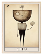 Cups IV wall art print