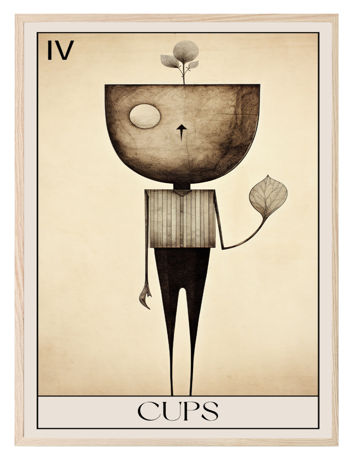 Cups IV wall art print