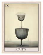 Cups IX wall art print