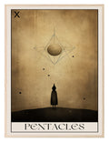 Moon Pentacle wall art print