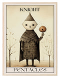 Knight of Pentacles wall art print