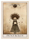 Queen of Pentacles wall art print