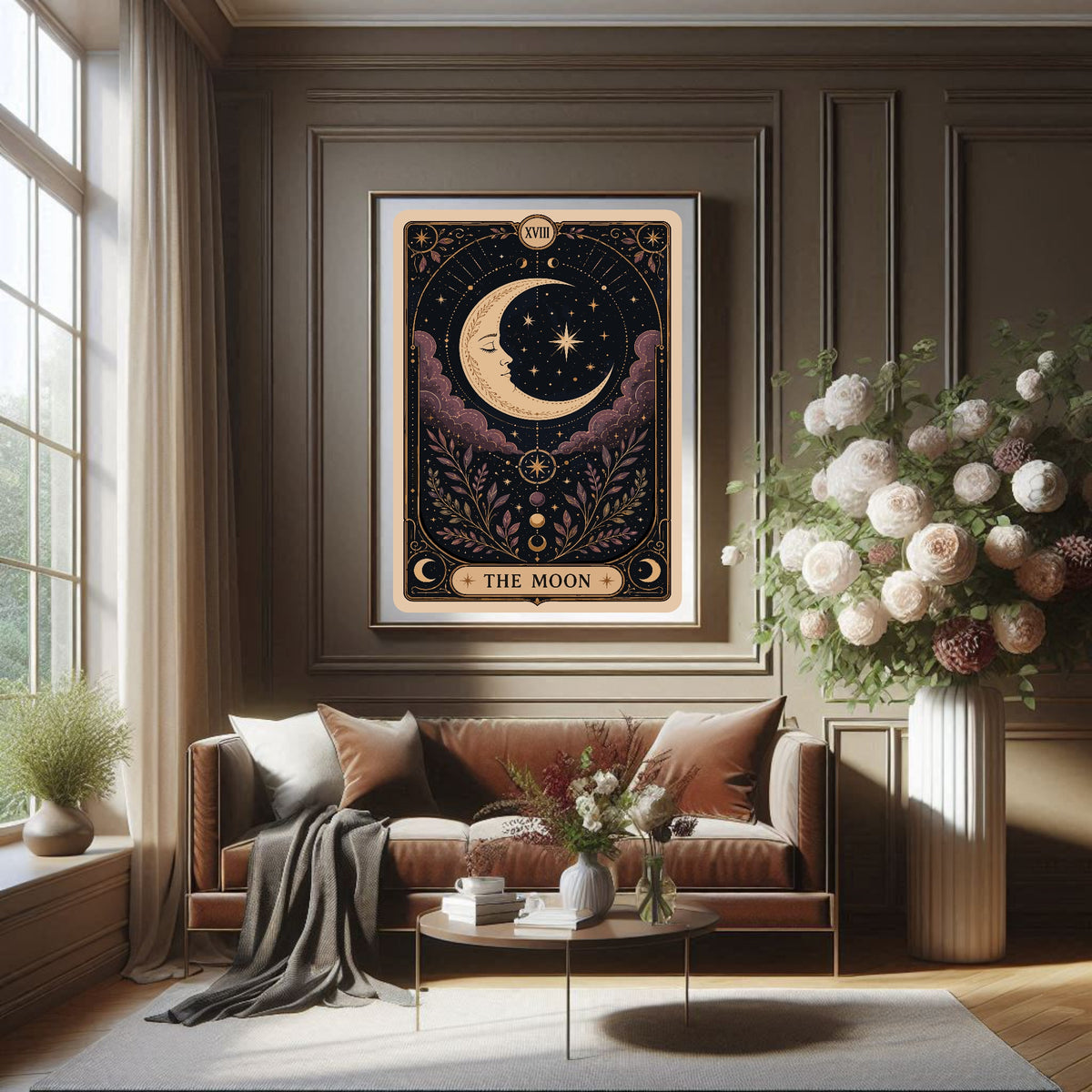 Purple Moon wall art – 2783 Purple moon 2
