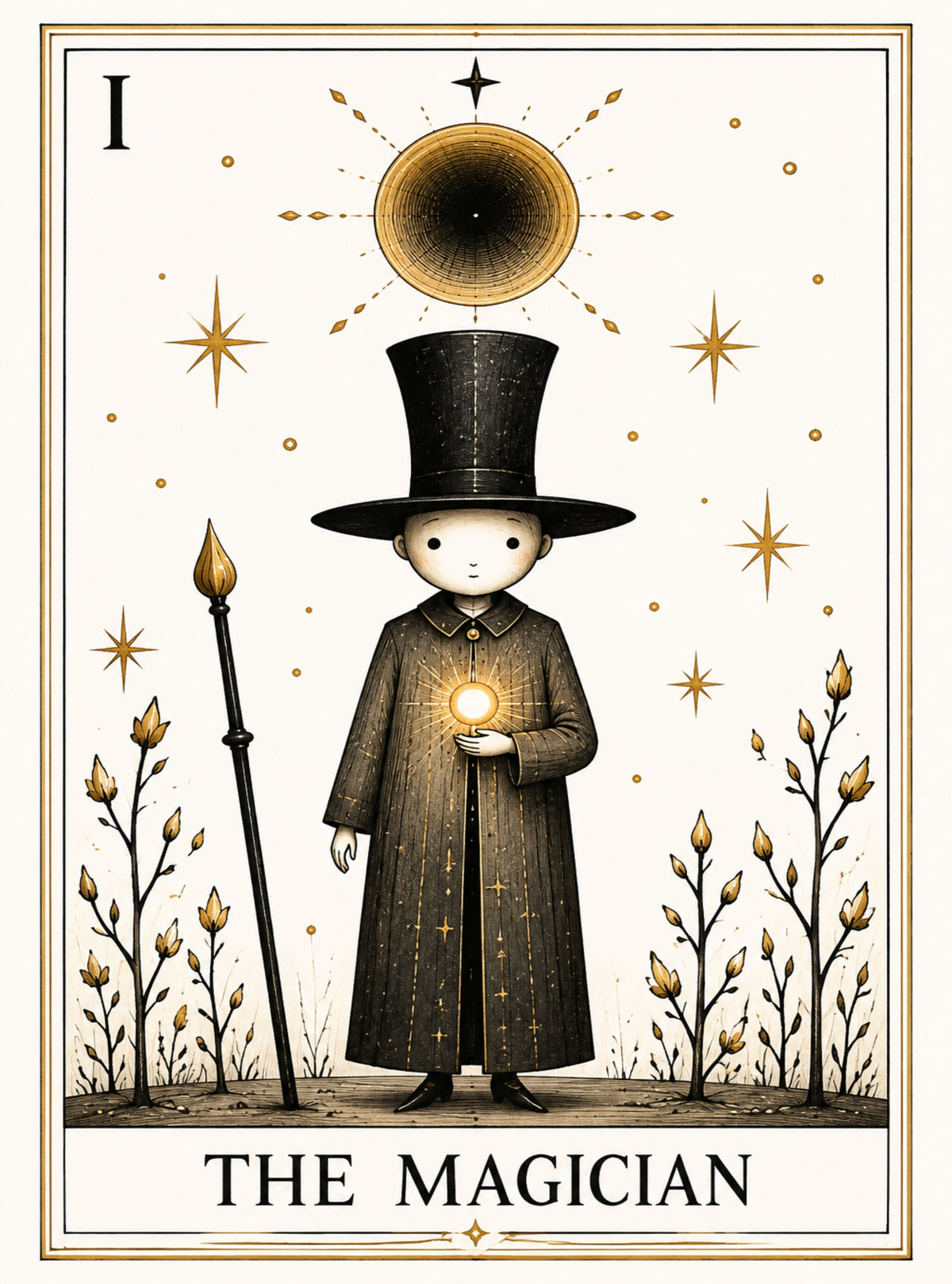 The Magician Tarot wall art print