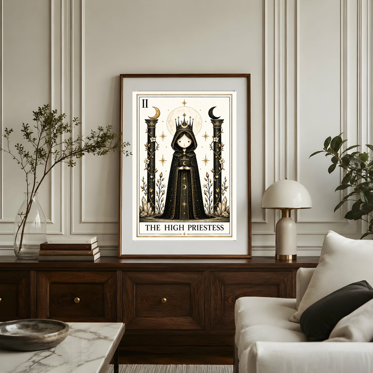 The High Priestess Tarot wall art print