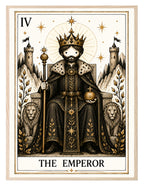 The Emperor Tarot wall art print