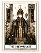 The Hierophant Tarot wall art print