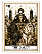 The Chariot Tarot wall art print