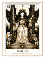 Justice Tarot wall art print