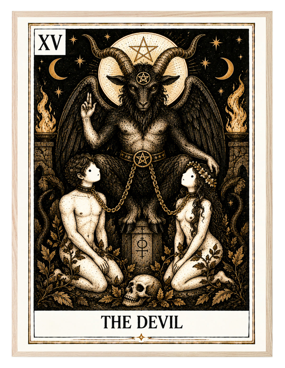 The Devil Tarot wall art print
