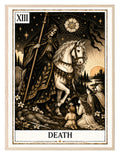 Death Tarot wall art print