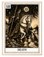 Death Tarot wall art print