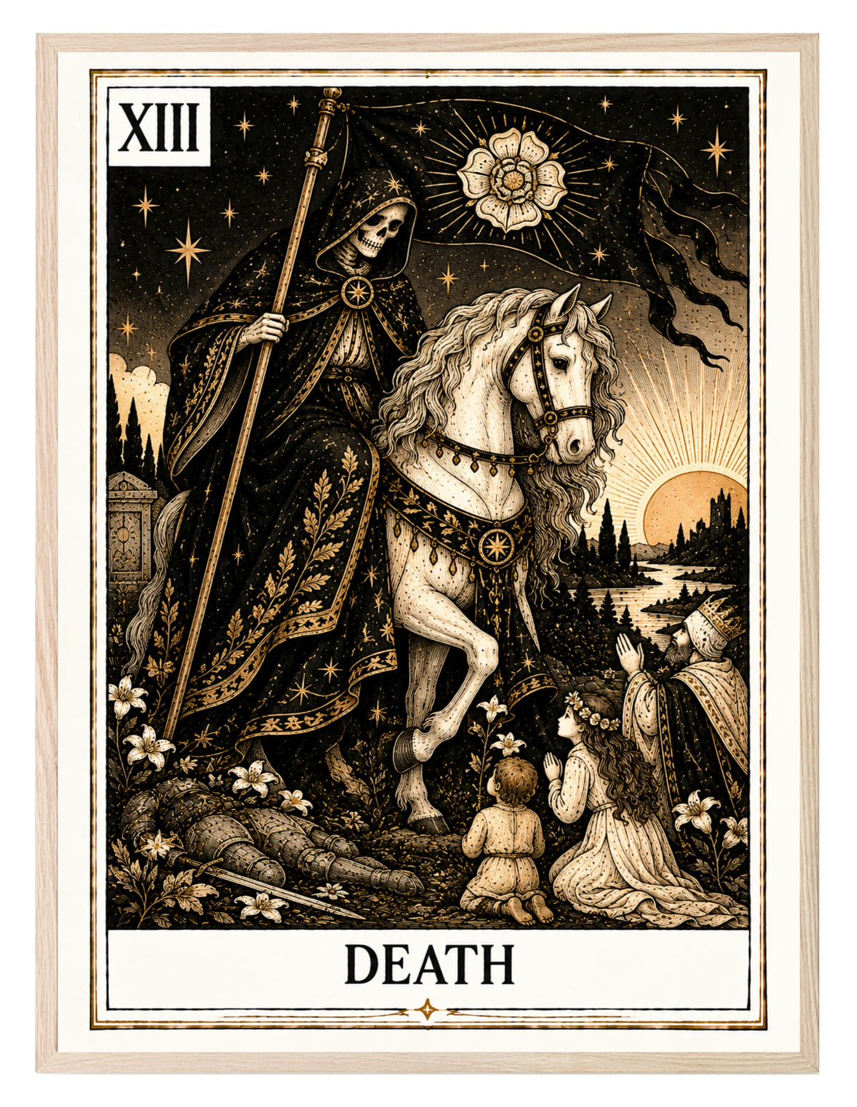 Death Tarot wall art print