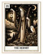 The Hermit Tarot wall art print