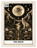 The Moon Tarot wall art print