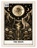 The Moon Tarot wall art print