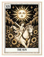 The Sun Tarot wall art print