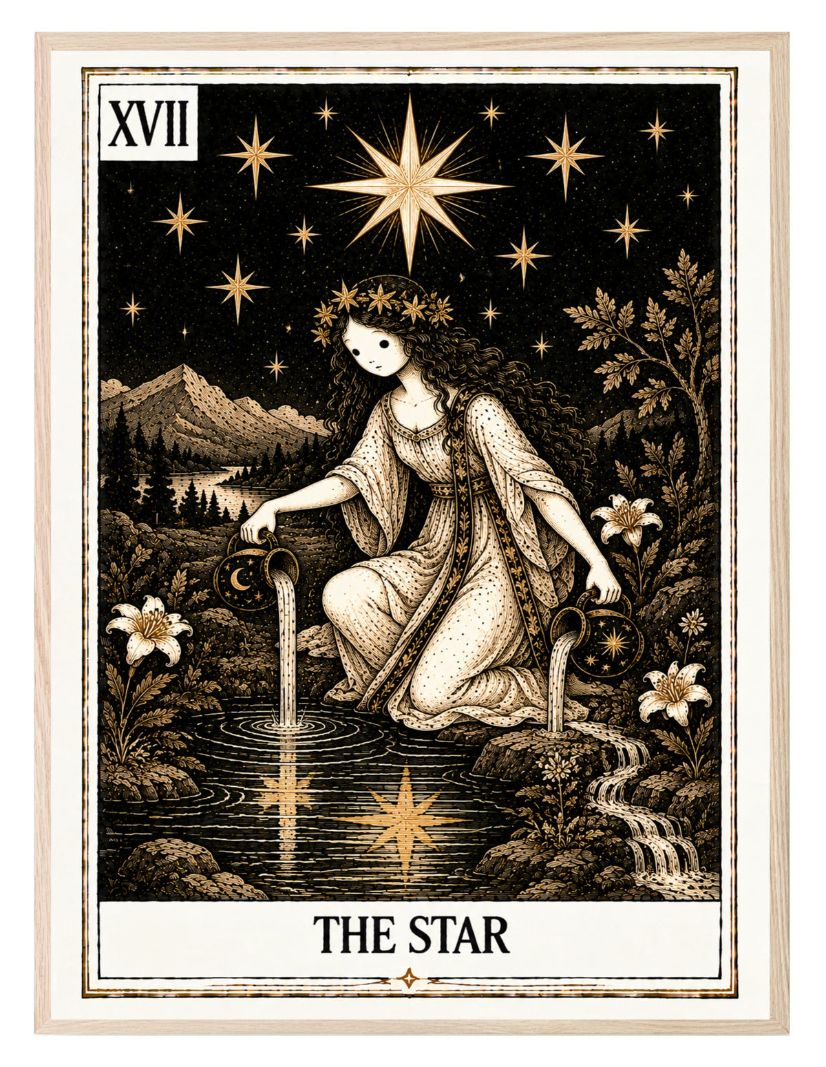The Star Tarot wall art print