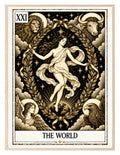 The World Tarot wall art print