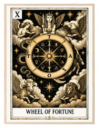 Wheel of Fortune Tarot wall art print